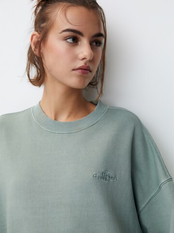 Pull&Bear Sweatshirt in Grün