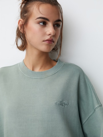 Pull&Bear Sweatshirt i grønn