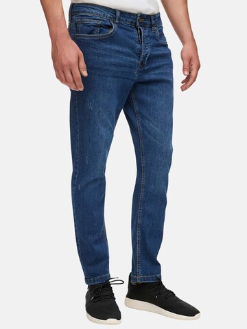 Coupe slim Jean 'A109' Tazzio en bleu