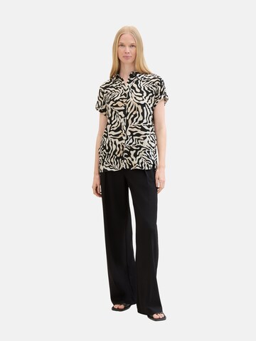 TOM TAILOR Blouse in Zwart