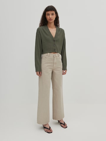 EDITED Wide leg Jeans 'Elorah' i beige