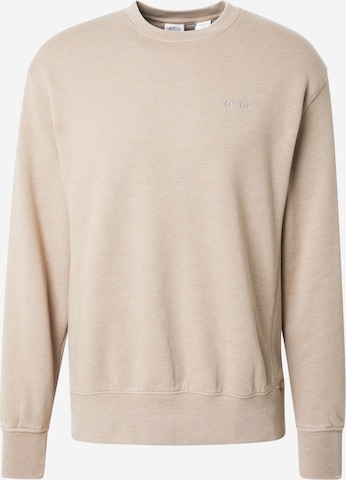 Sweat-shirt 'AUTHENTIC' LEVI'S ® en beige : devant