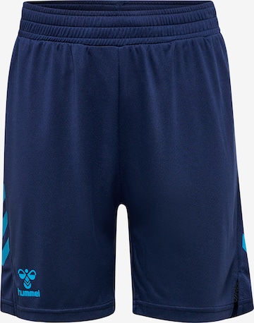 Regular Pantalon de sport Hummel en bleu : devant