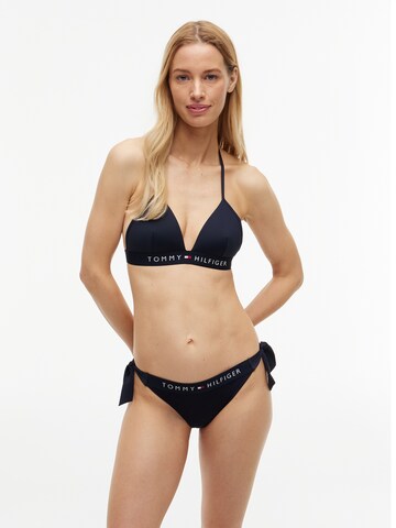 Tommy Hilfiger Underwear Triangel Bikinitop in Blau: Vorderseite