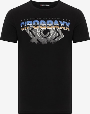 CIPO & BAXX T-Shirt in Schwarz: predná strana