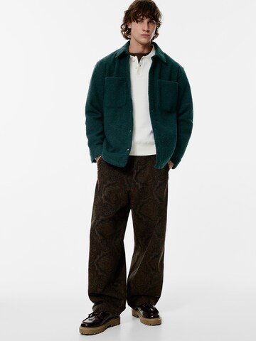 Veste mi-saison Pull&Bear en vert