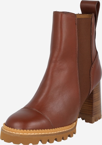 See by Chloé Chelsea Boots 'Mallory' in Brown: front