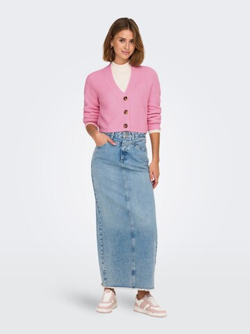 ONLY Knit cardigan 'ONLCarol' in Pink