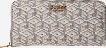 Porte-monnaies 'Laurel' GUESS en beige : devant