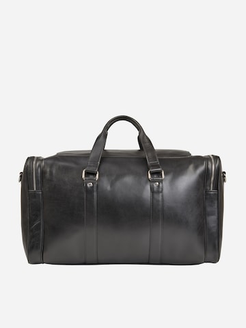 NEGOTIA Leather Weekender 'Marent' in Black