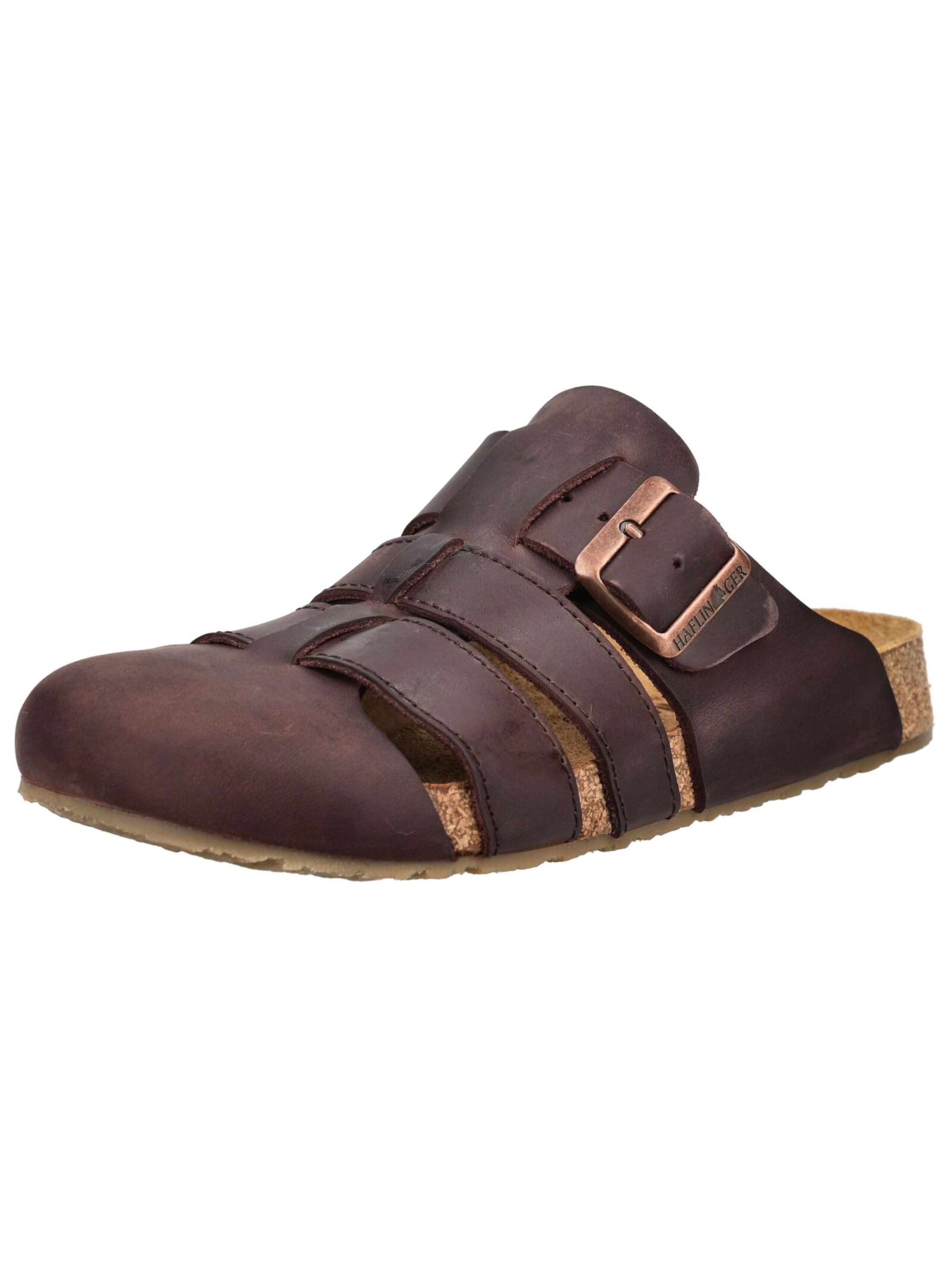 HAFLINGER Mule in Brown: front