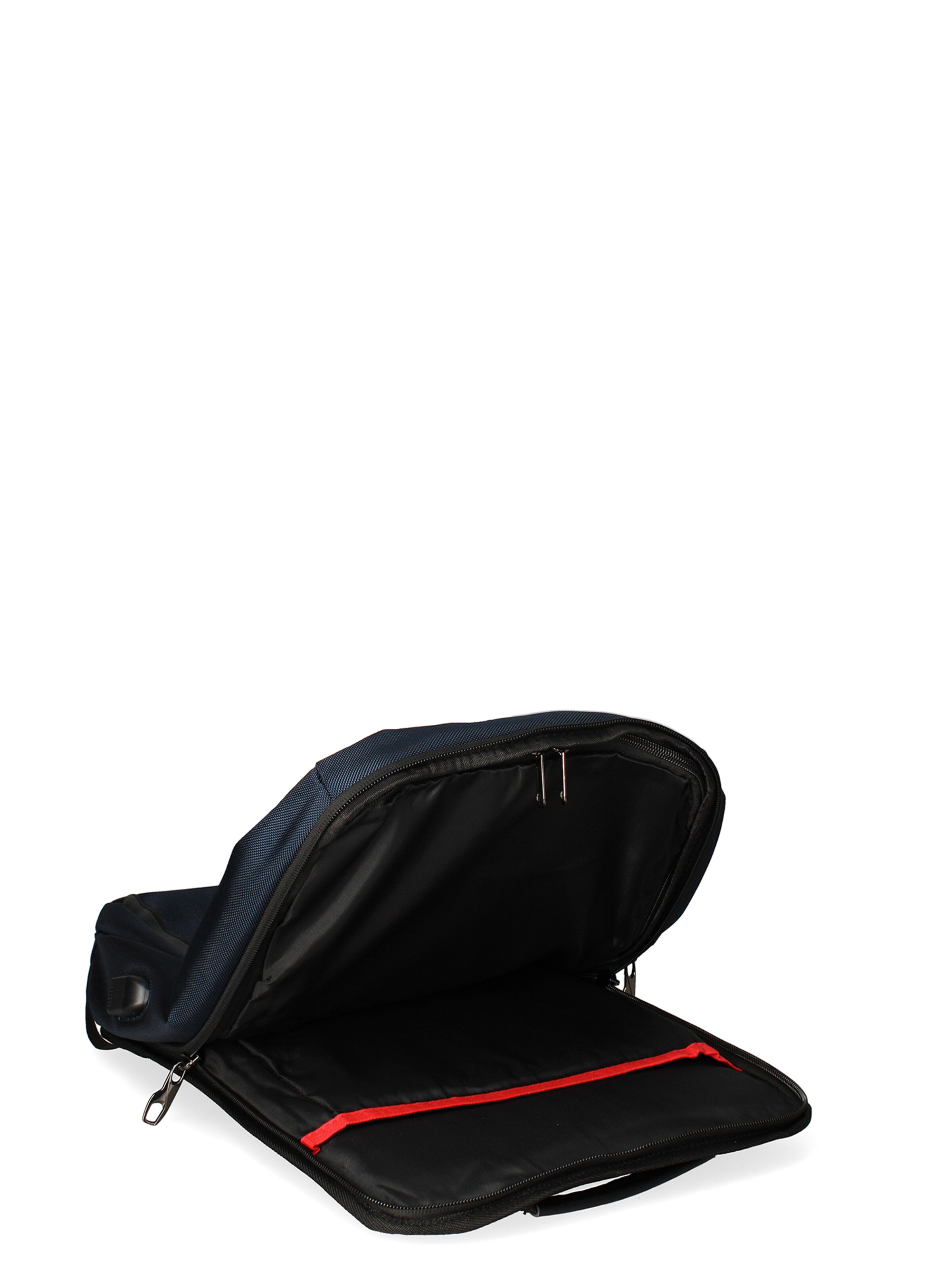 Zaino 'Zaino Unisex Nylon 100% con Zip e Tasche Multifunzionali - 30x43x16 cm' di B. Cavalli in blu