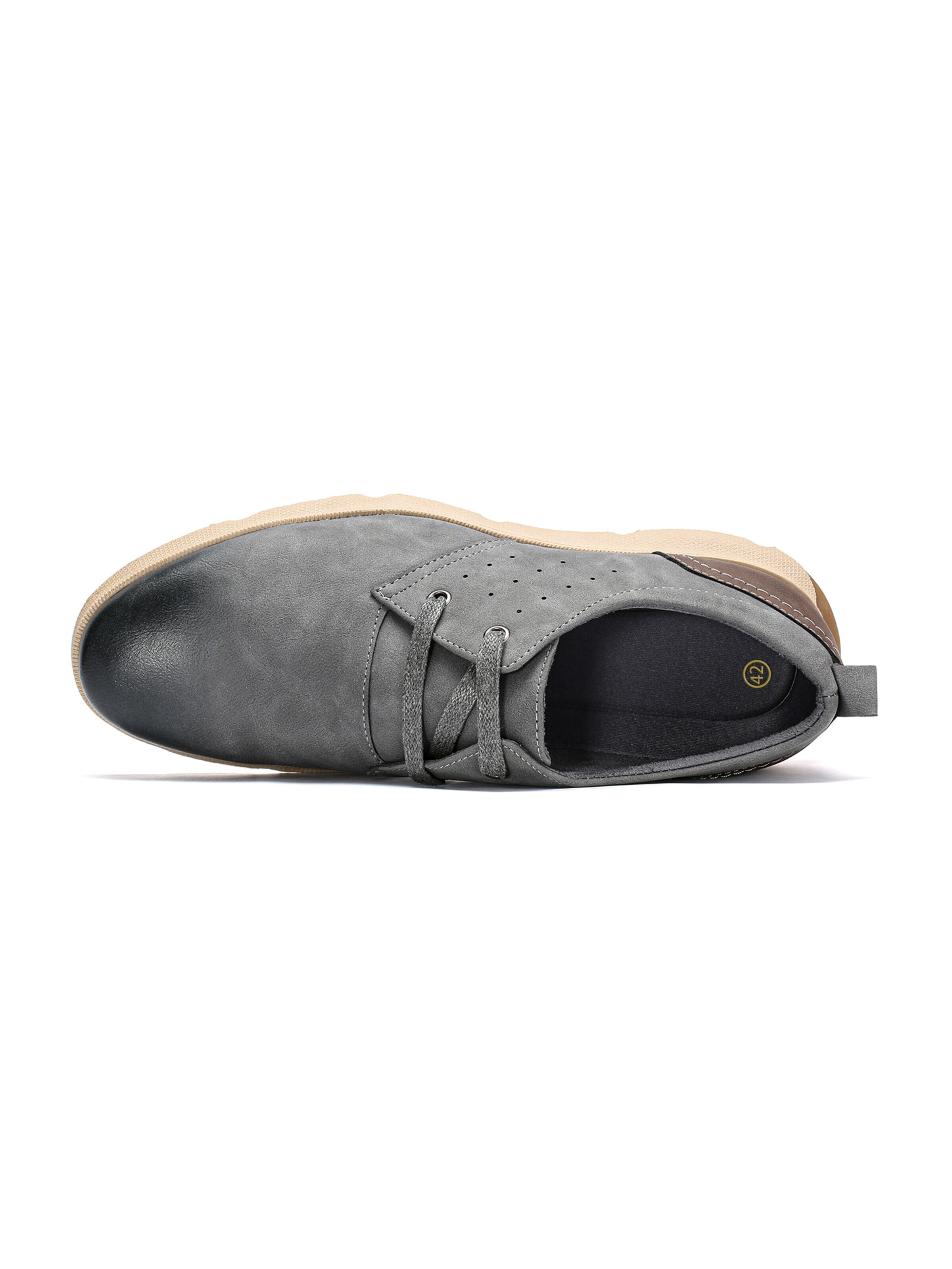 ALLTHEMEN Schnürschuh 'Flucht'‌‌ in Grau