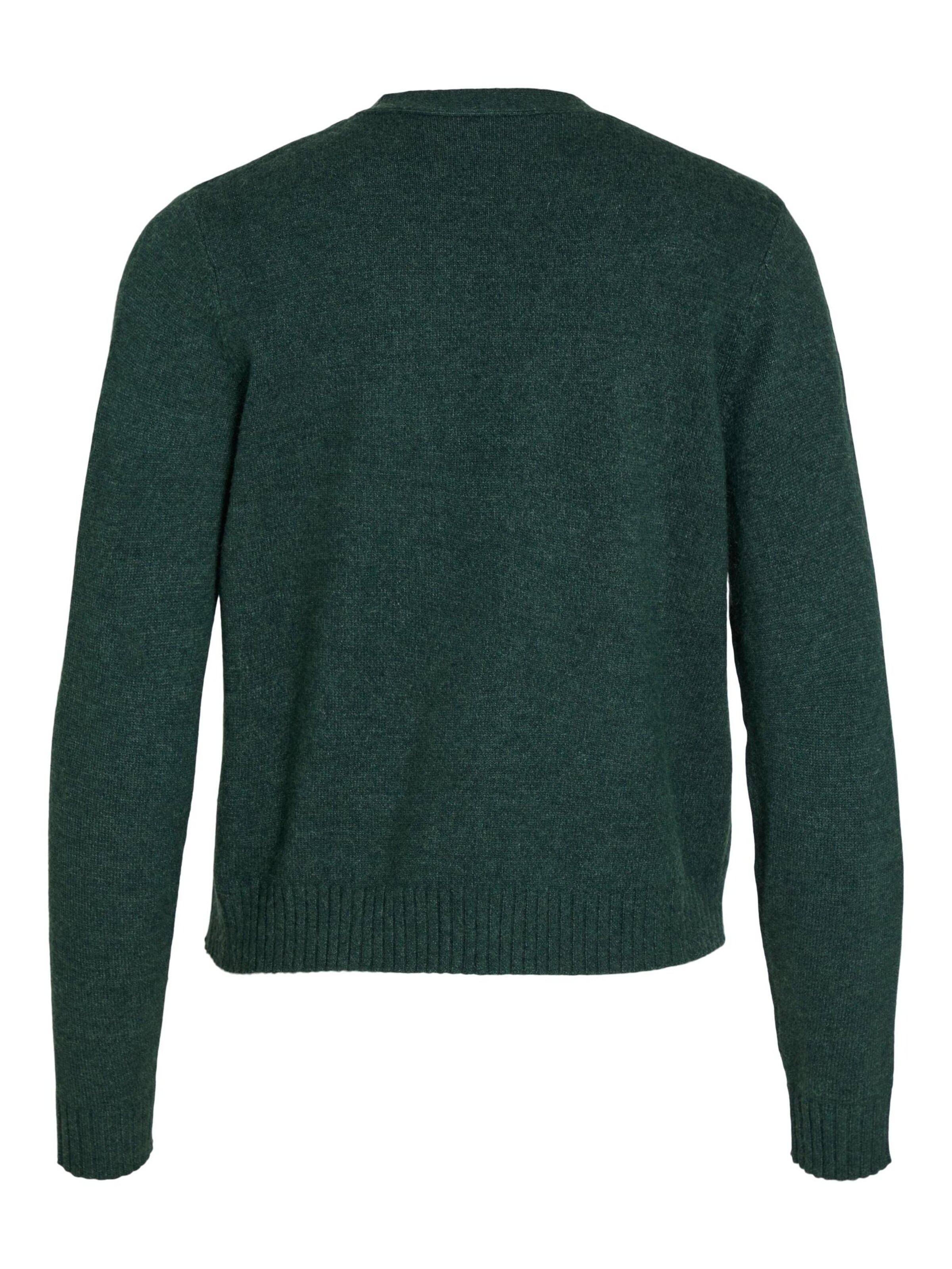 VILA Πλεκτή ζακέτα 'VIRil' σε πράσινο