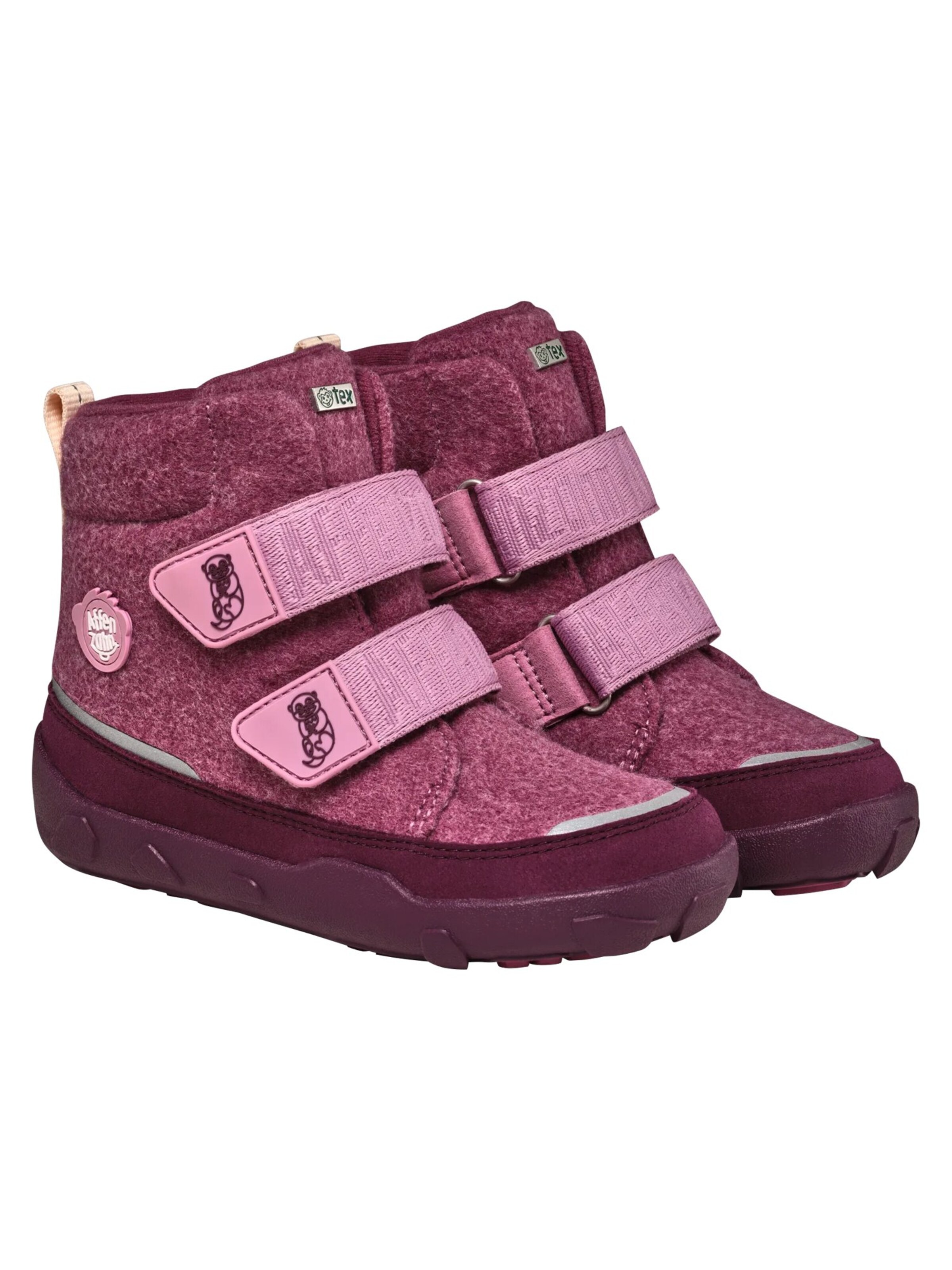 Affenzahn Stiefel 'Winterstiefel Wolle Comfy'‌‌‌‌‌‌‌ in Pink