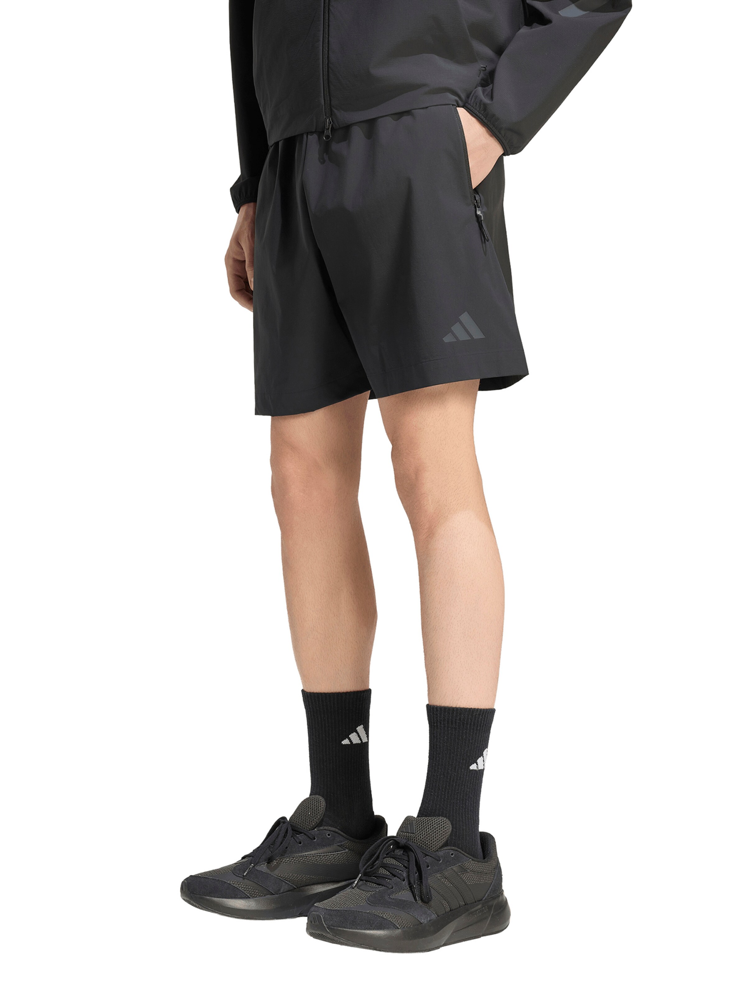 ADIDAS SPORTSWEAR - Loosefit Pantalón deportivo 'Z.N.E.' en negro: frente