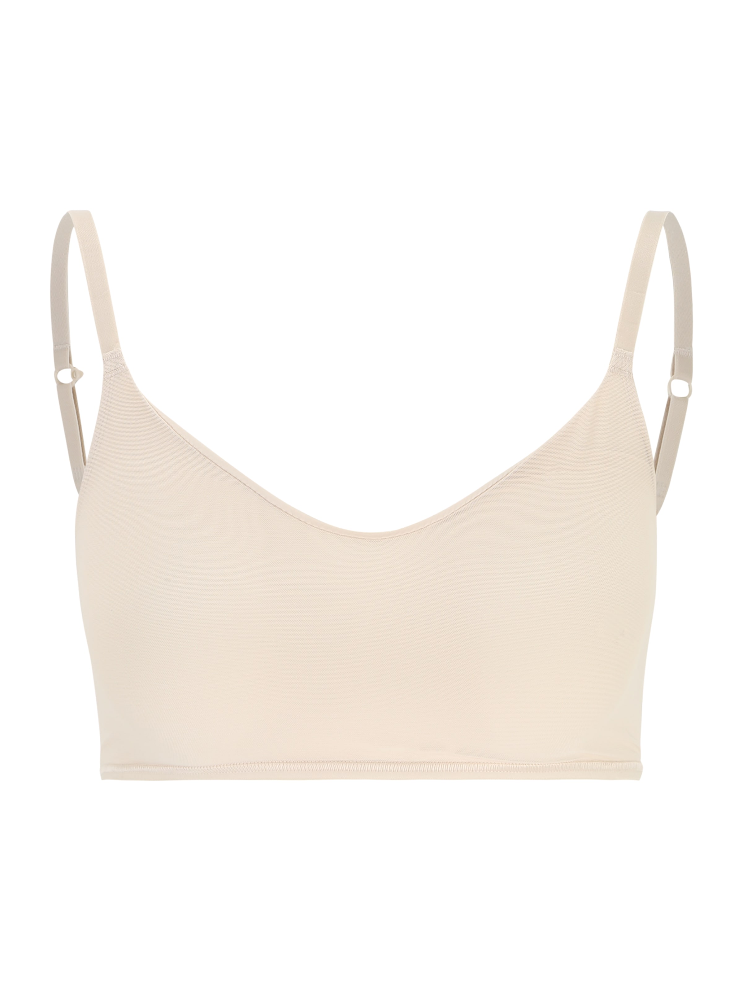 SLOGGI Õlapaelteta topp Rinnahoidja 'Soft ADAPT', värv beež: eest vaates