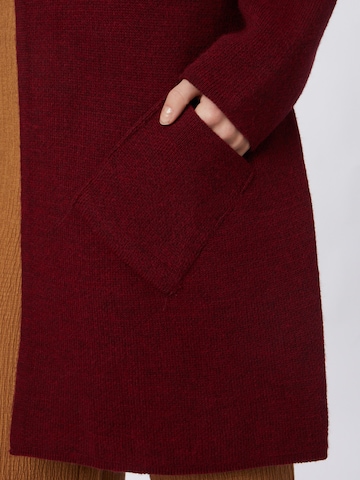 Zwillingsherz Knit cardigan 'Annabell' in Red