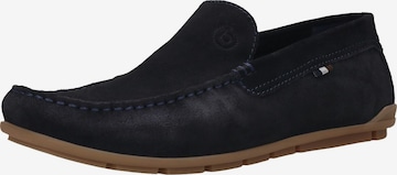 Mocassino di bugatti in blu: frontale