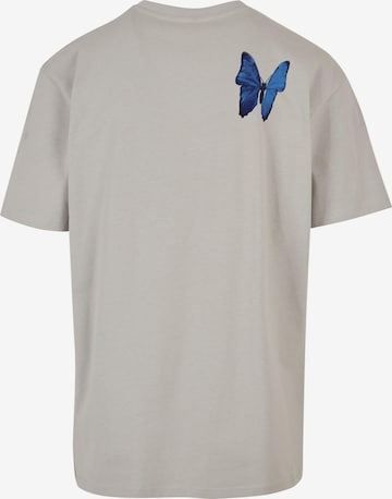 MT Upscale T-Shirt 'Le Papillon' in Grau