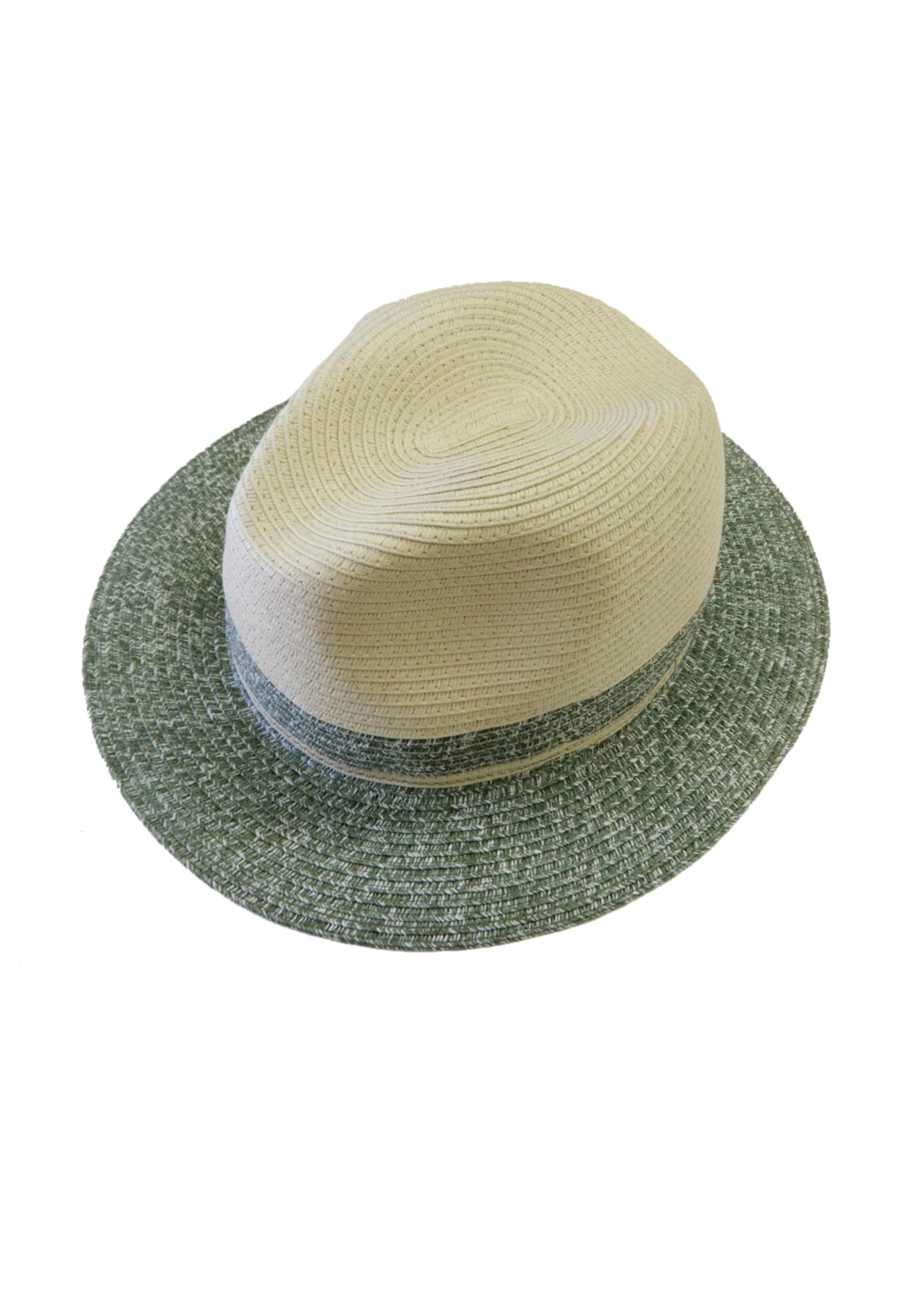 Chaplino Strohhut in Mischfarben: Vorderseite