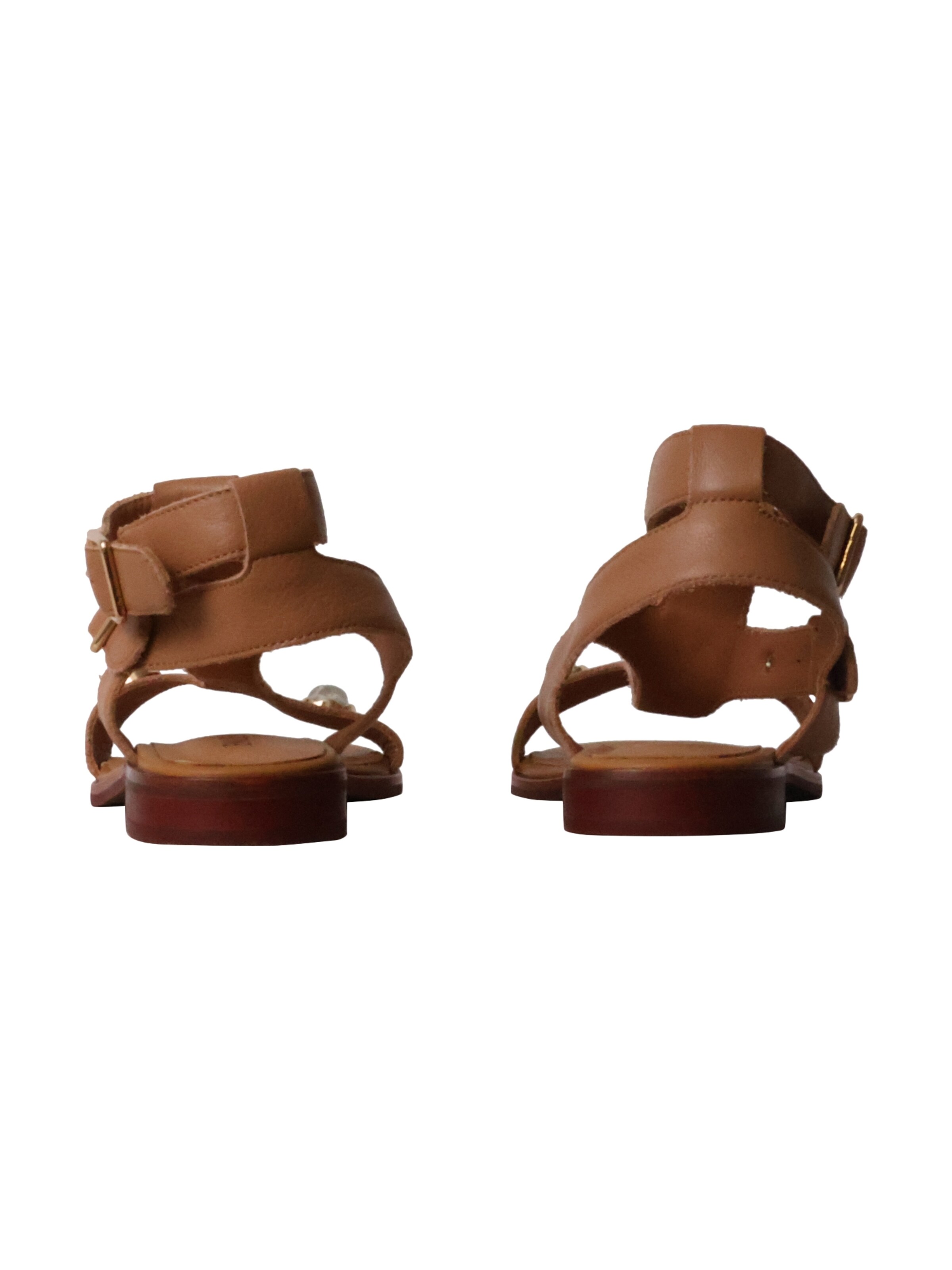 Sandales 'Athena Ledersandalen' Emilie Karston en beige