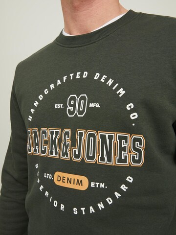 JACK & JONES Sweatshirt 'STAMP' in Green