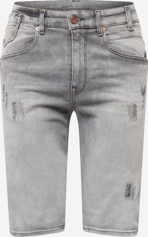 Petrol Industries - Slimfit Vaquero 'Blizzard' en gris: frente