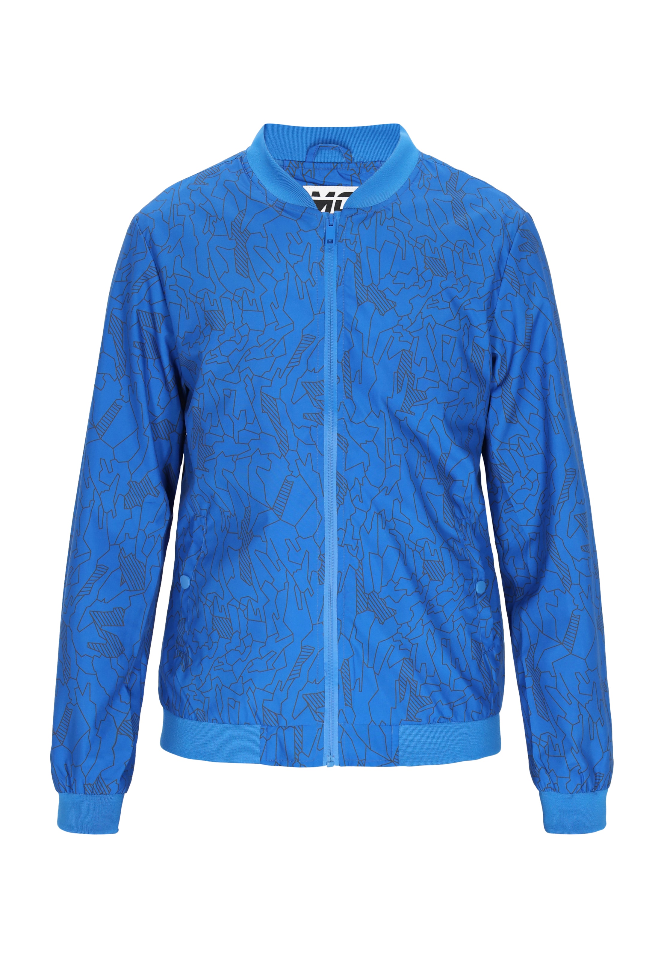 Mo ATHLSR Φθινοπωρινό και ανοιξιάτικο μπουφάν σε μπλε: μπροστά