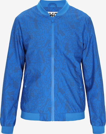 Mo ATHLSR Between-Season Jacket in Blue: front