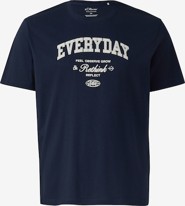 T-Shirt s.Oliver en bleu : devant