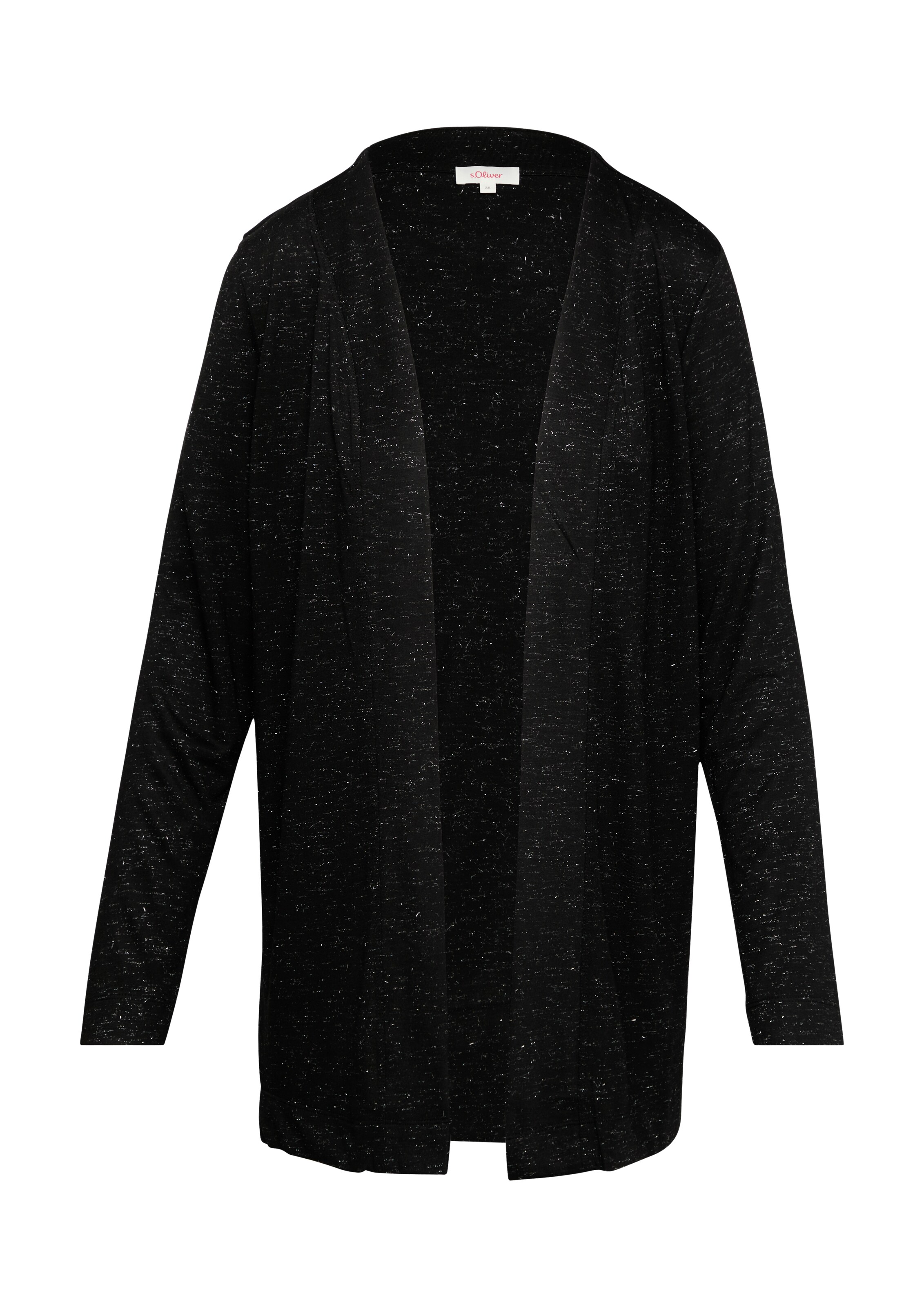 Cardigan s.Oliver en noir : devant