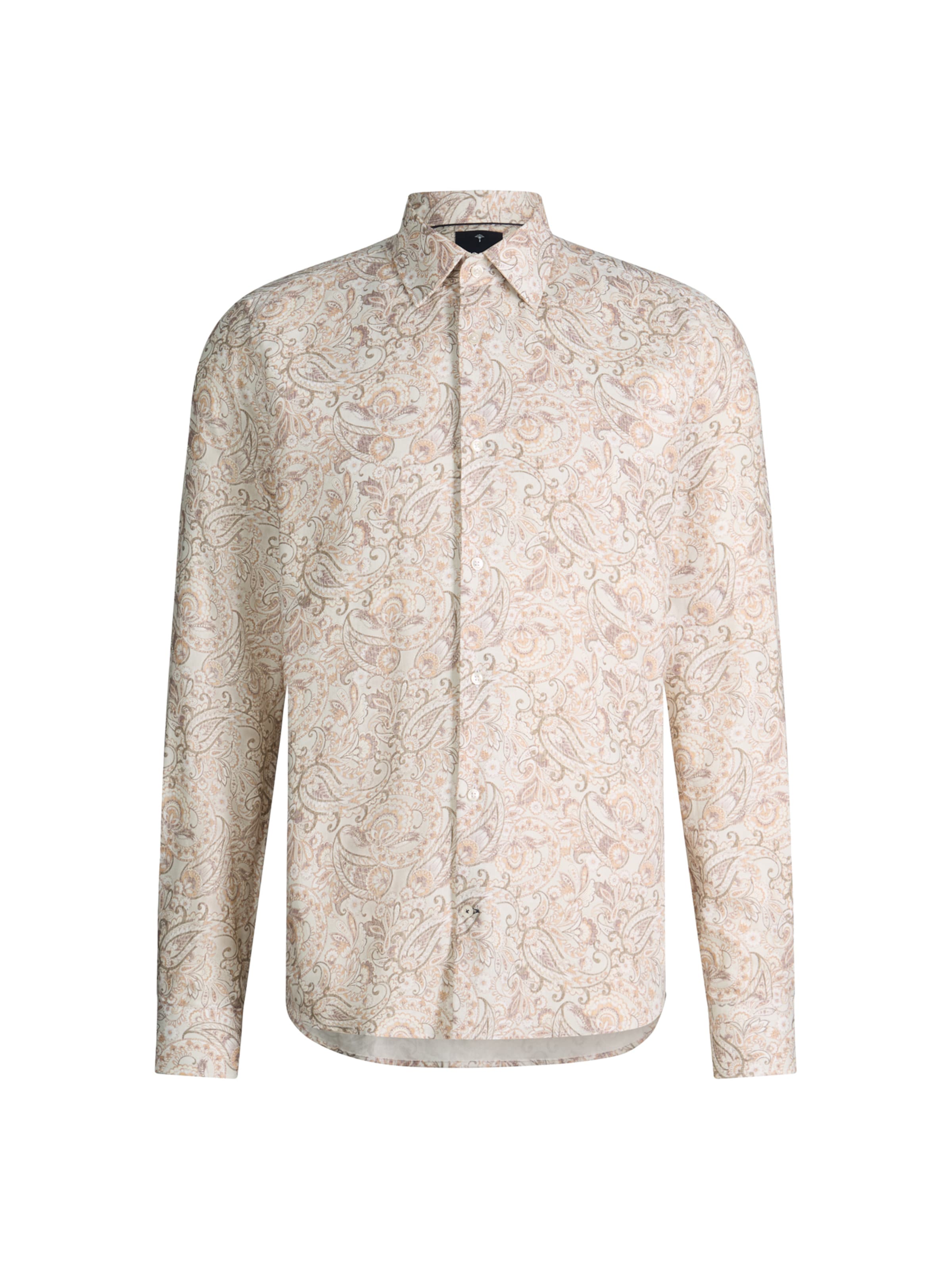 JOOP! Slim fit Button Up Shirt in Beige: front