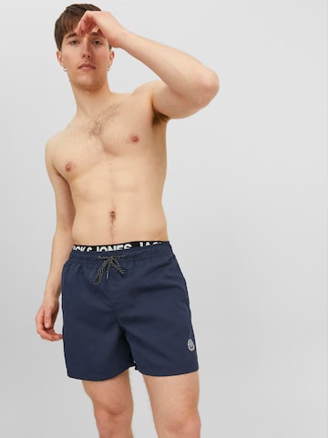 JACK & JONES Zwemshorts 'JPSTFiji' in Blauw