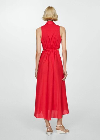 MANGO Blusenkleid 'capricor' in Rot