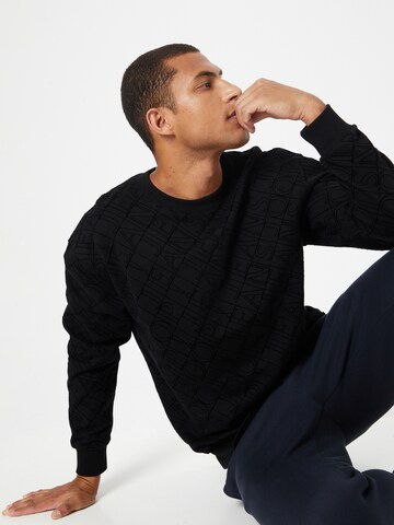 JOOP! JeansSweater majica 'Cayetano' - crna boja