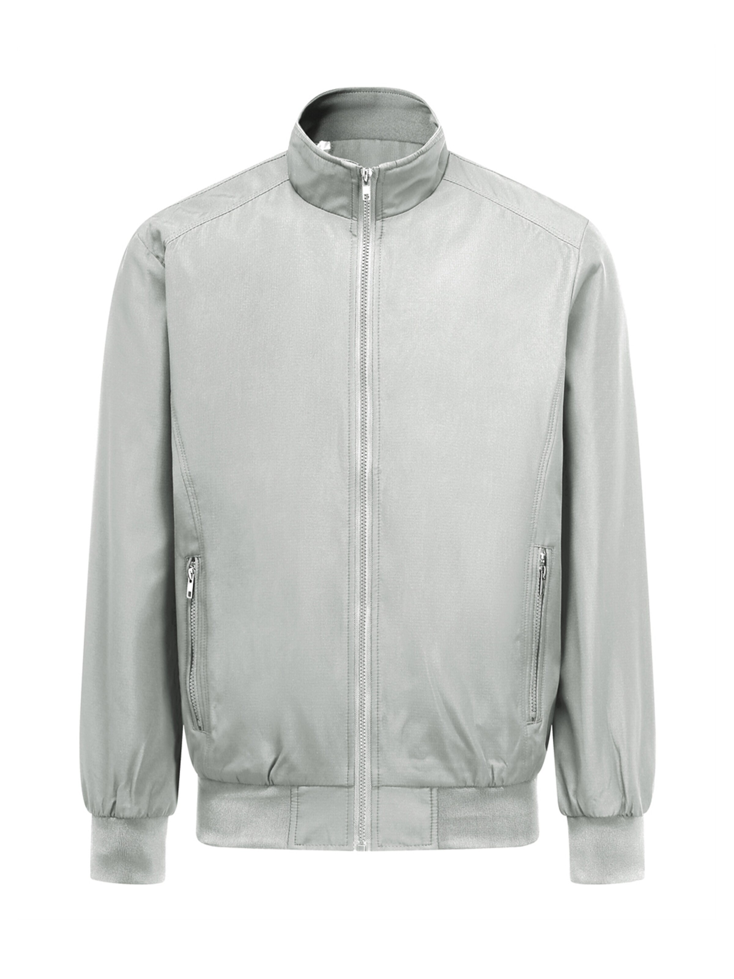 YOUTHUP Between-Season Jacket 'Tragekomfort' in Grey: front
