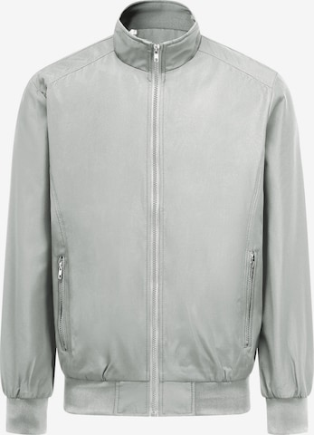 YOUTHUP Between-Season Jacket 'Tragekomfort' in Grey: front