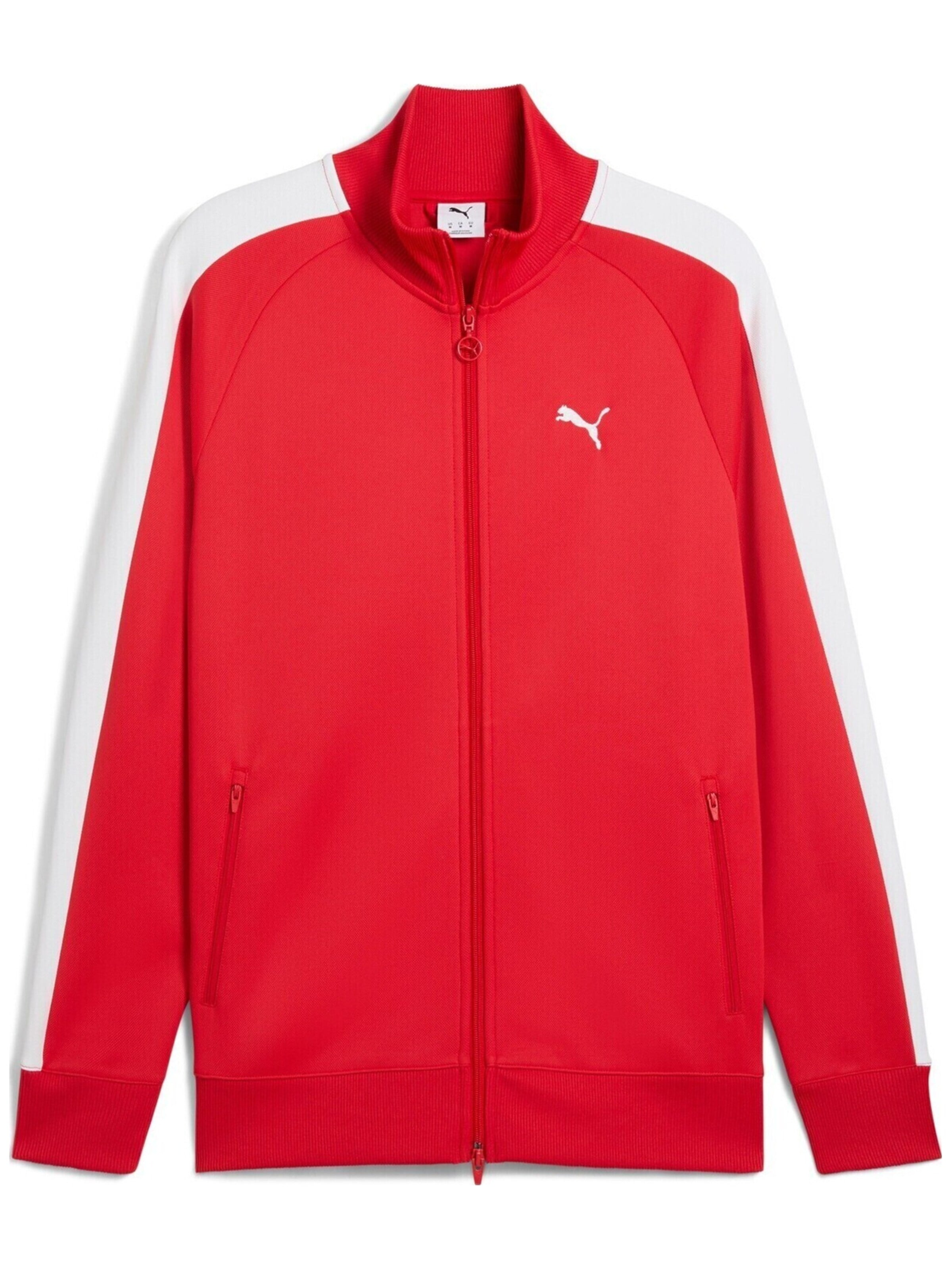 PUMA - Chaqueta deportiva 'Puma T7 Always On Track Jacket' en rojo