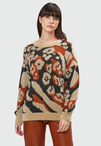 Pull-over Influencer en beige : devant