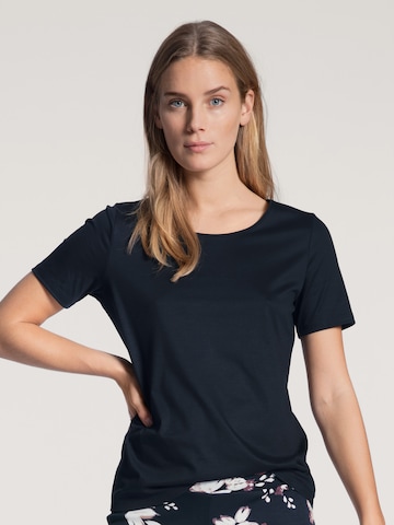 CALIDA Slaapshirt in Blauw: voorkant