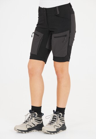 Whistler Regular Workout Pants 'Kodiak' in Black: front