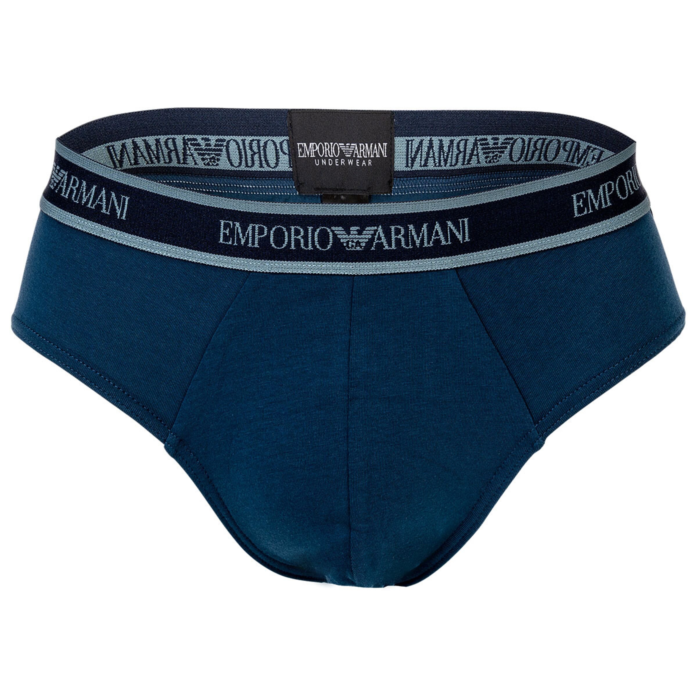 Männer Wäsche Emporio Armani Slip in Himmelblau - FE91753 Männer Wäsche Emporio Armani Slip in Himmelblau - FE91753