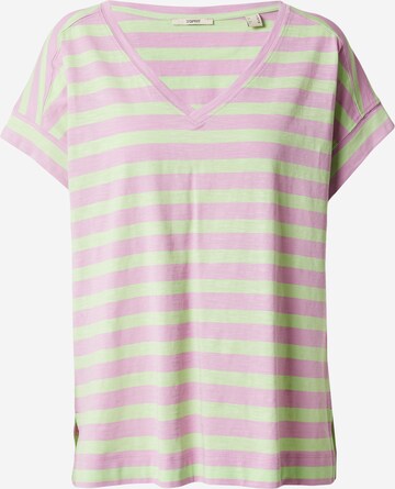 ESPRIT - Camiseta en verde: frente