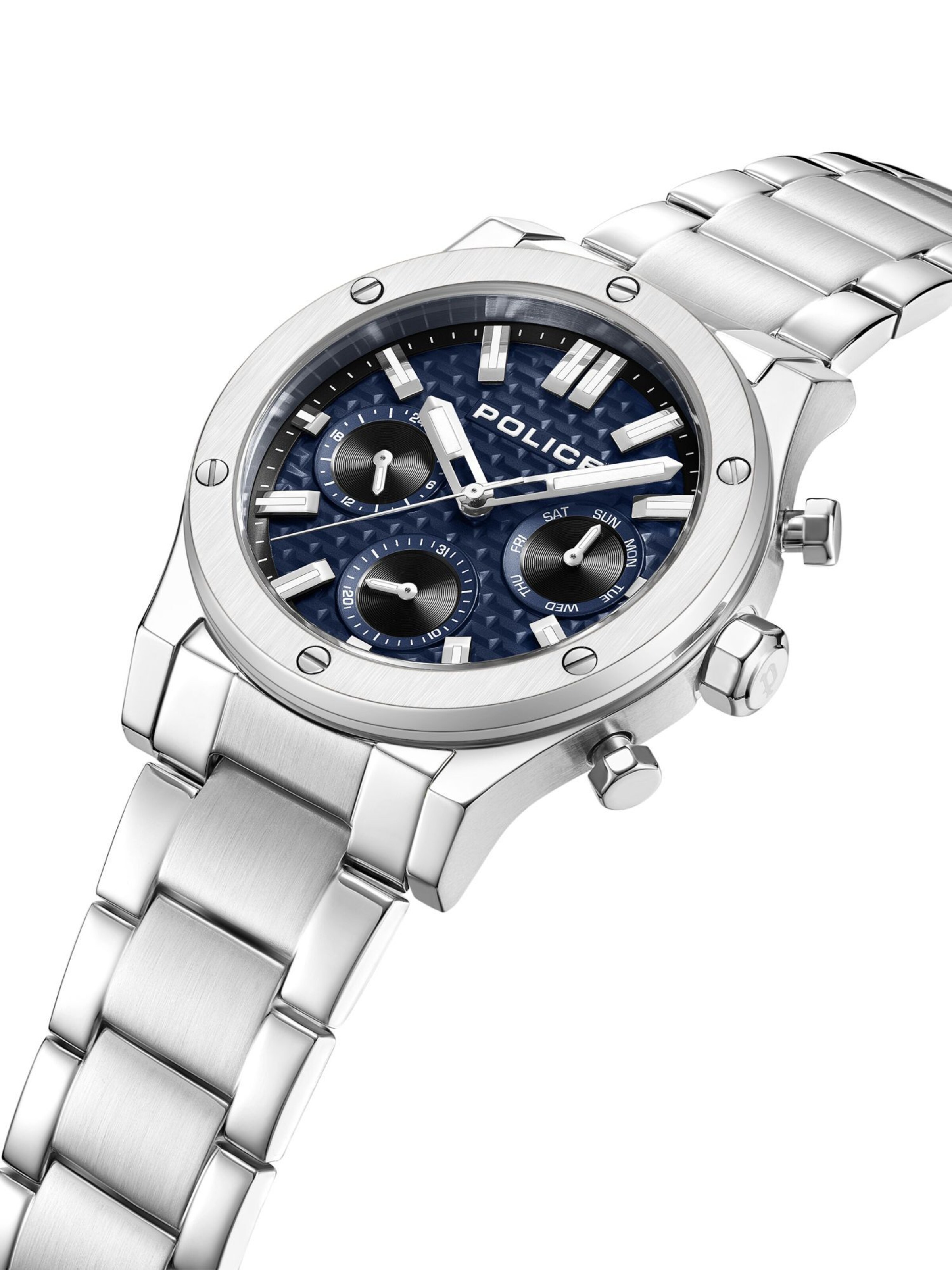 POLICE Analog watch 'Polysh' in Silver