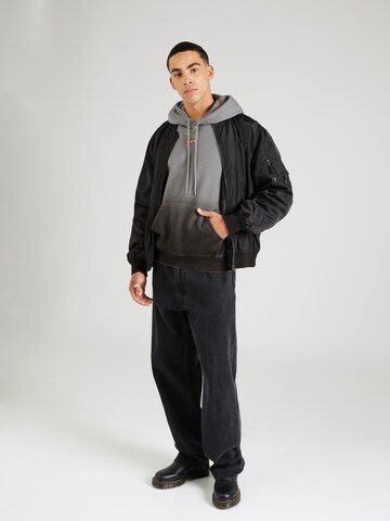 LEVI'S ® Sweatshirt 'Relaxed Baby Tab Hoodie' in Grijs