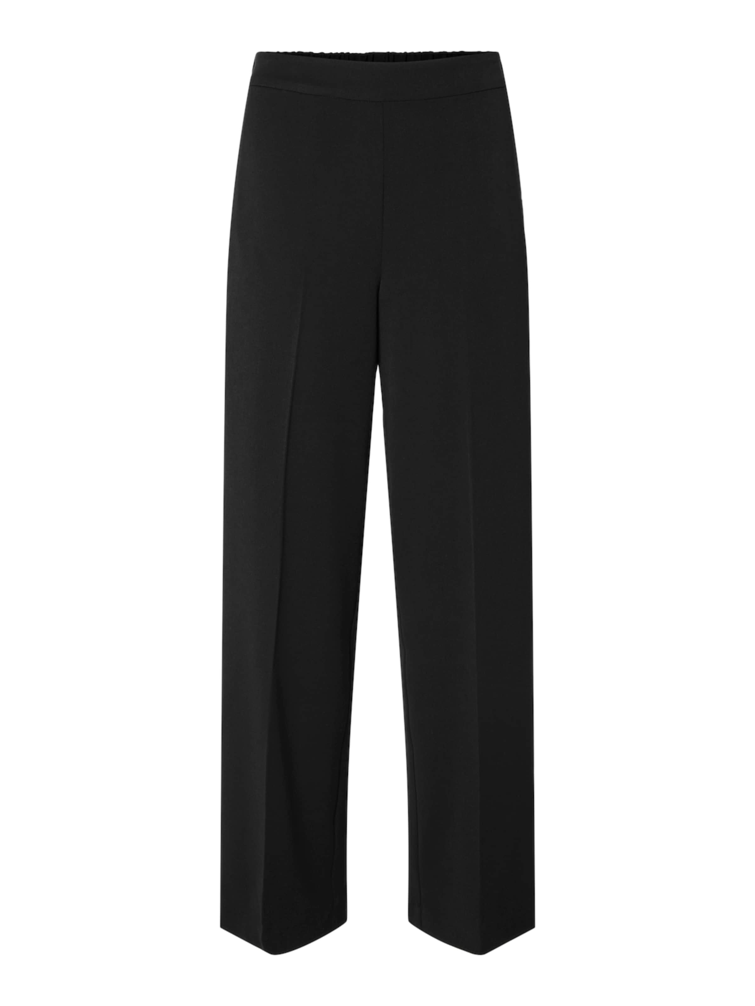 SELECTED Pleated Pants 'SLFEmma-Tara' in Black: front