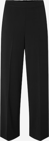 juoda SELECTED Kelnės su kantu 'SLFEmma-Tara': priekis