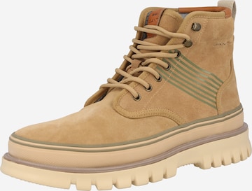 GANT Lace-Up Boots 'Nebrada' in Beige: front