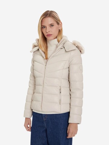Morgan De Toi Winterjas '242-GKIDIA' in Beige: voorkant